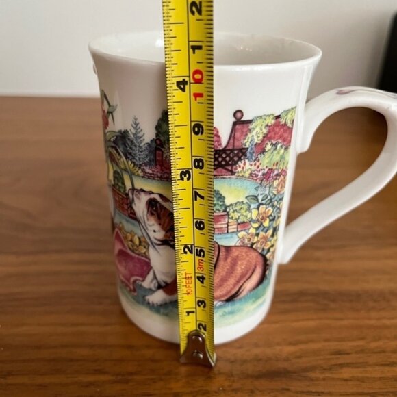 KINGSBURY Fine Bone China Mug Coffee Three Dogs Bone Ball Motif Dog Lover Gift - Picture 13 of 13